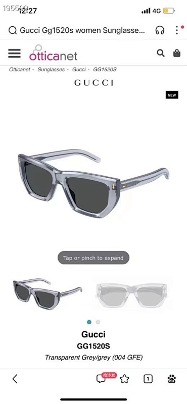 Other GUCCIMODEL:GG1520S SIZE:53