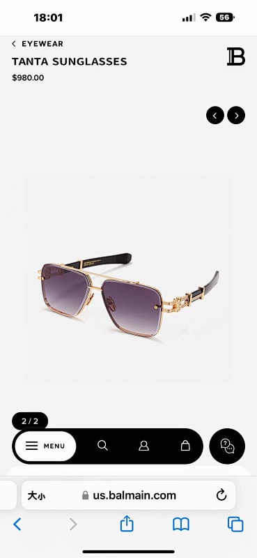 Other BALMAIN MODEL:BPS-290CSIZE:62, photo 1
