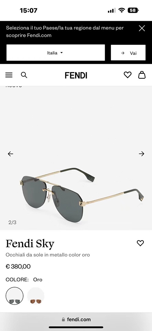 Fendi MODEL FD40115USIZE62, photo 1
