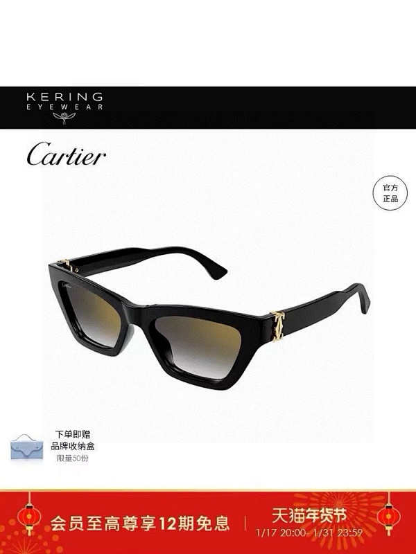 Other CartierMODEL:CT0437SSIZE:52, photo 1