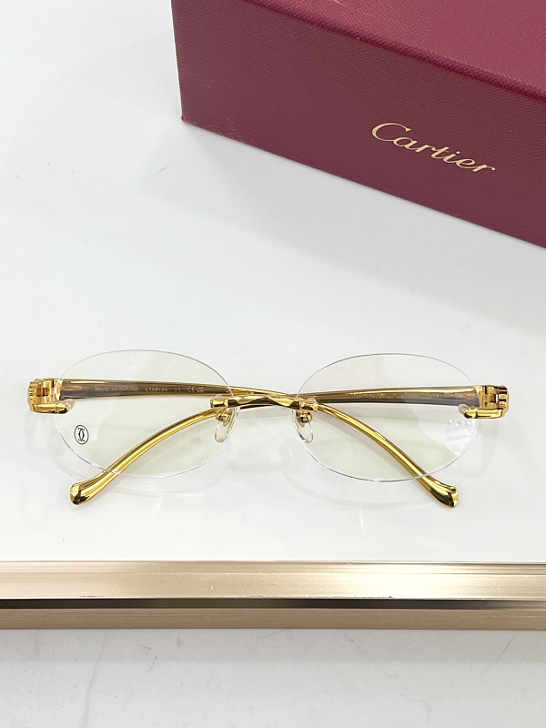 CartierMODEL:CT0915S SIZE 55-17-135 18K Gold ~~, photo 1