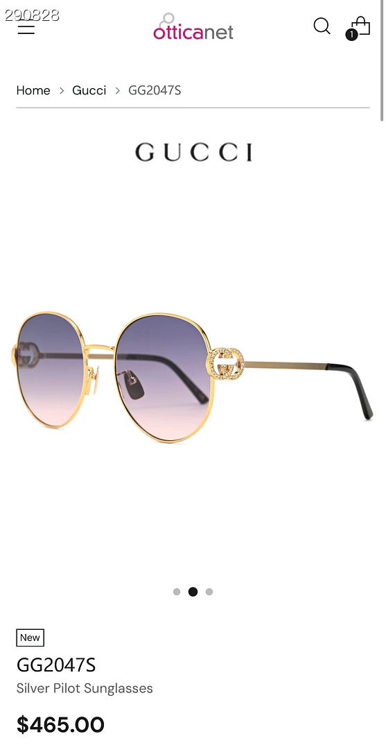 Other GUCC MODEL:GG2047S SIZE:58
