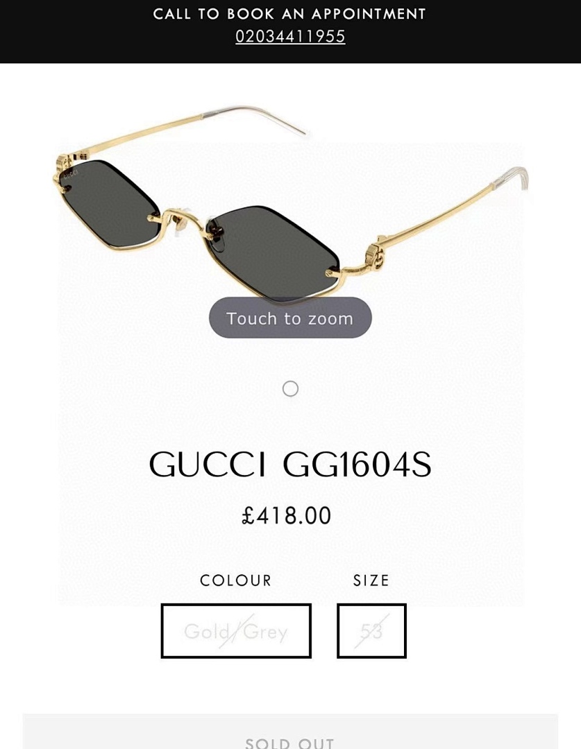 Other GucciModel:GG1604SSize:53, photo 1