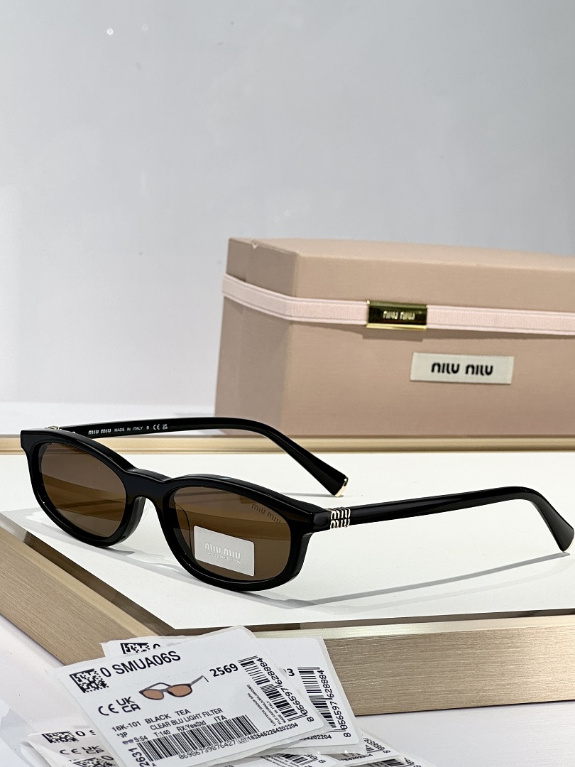 Miu Miu MIU MI MODELMUA06S SIZE:53 18-130 Version Like Jennylike (Blue) - Image 5