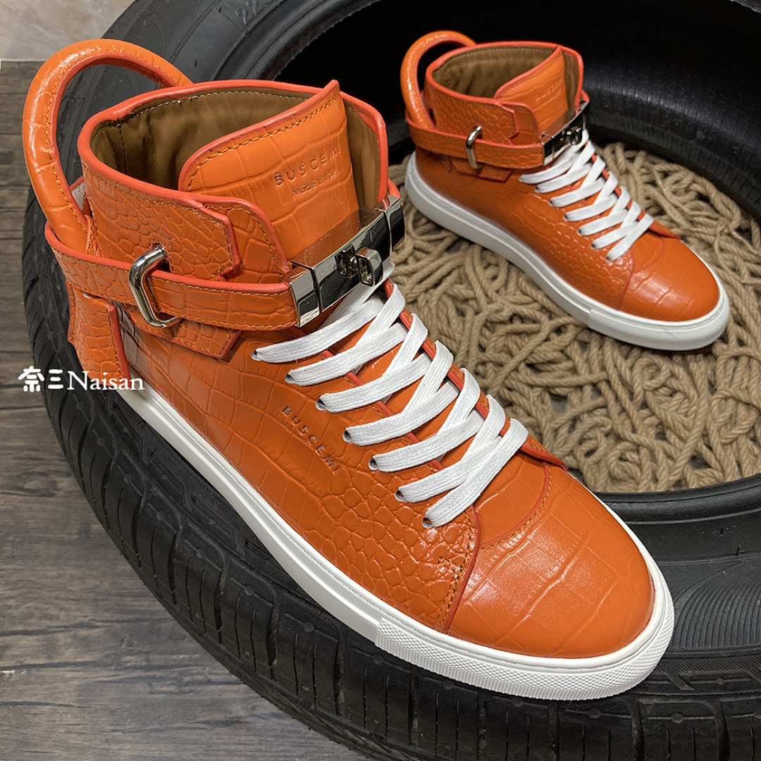 Busem! 100Mm High Top Leather Sneakers, photo 1