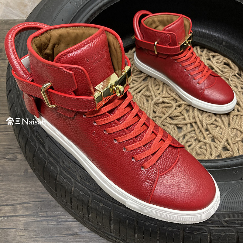 Busem! 100Mm High Top Leather Sneakers, photo 1