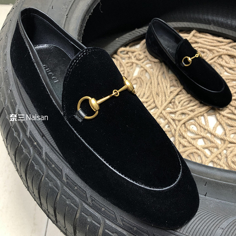 ▶ 005 Jordaan Black Velvet Loafer, photo 1