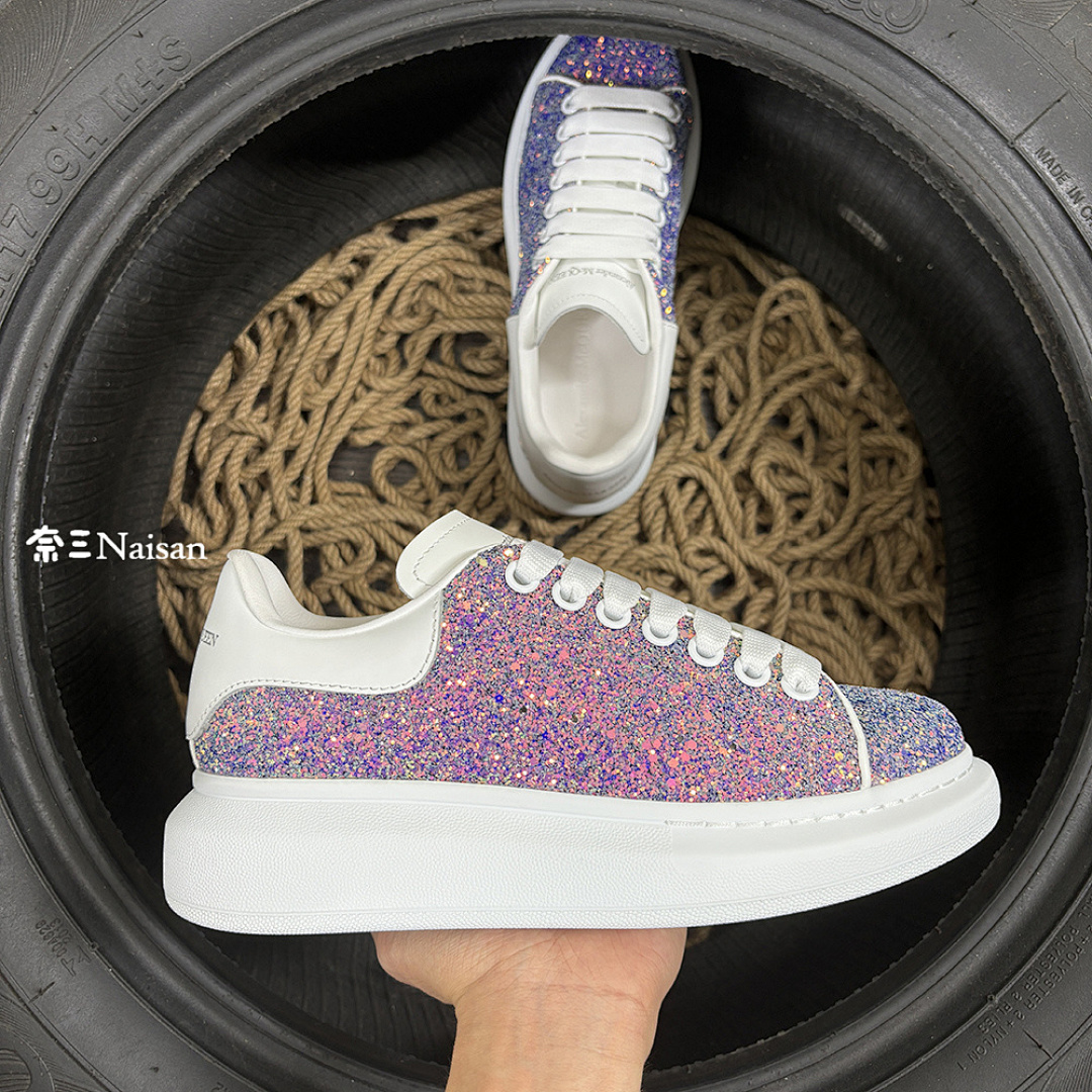 Christian Louboutin Alexander McQueen Sneaker Glitter Sparkle - Image 9