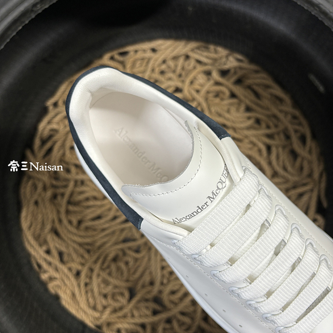 Christian Louboutin Alexander McQueen Sneaker Grey Blue Suede Back - Image 15