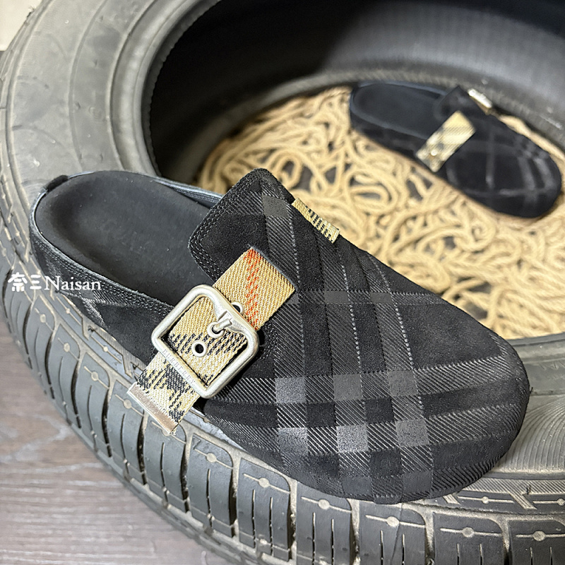 ▶ Check Suede Urchin Clogs, photo 1