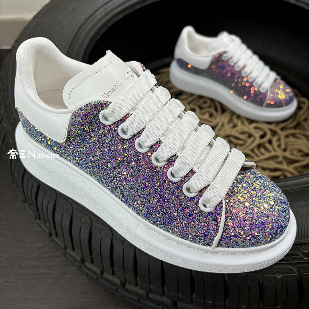 Christian Louboutin Alexander McQueen Sneaker Glitter Sparkle - Image 8