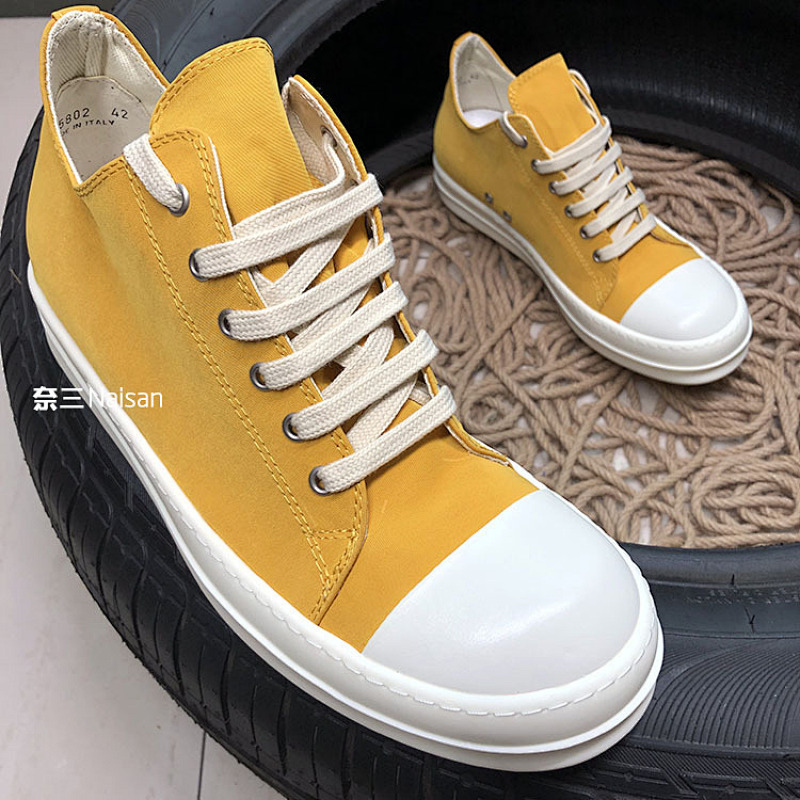 Other RO DRKSHDW Ramones Yellow White Low Top Sneakers, photo 1