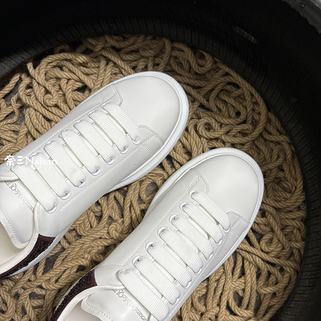 Christian Louboutin Alexander McQueen Sneaker In Wind Red Back - Image 6