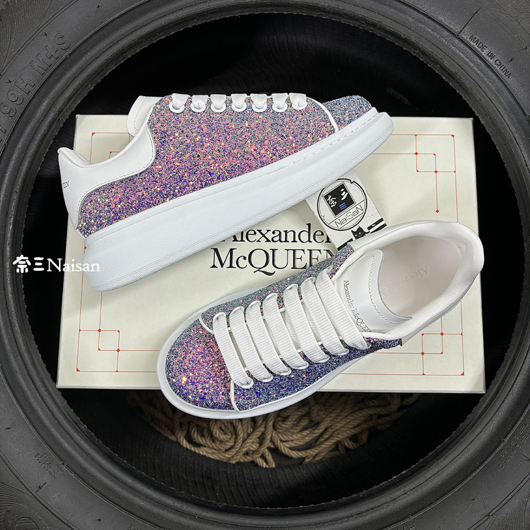 Christian Louboutin Alexander McQueen Sneaker Glitter Sparkle - Image 2