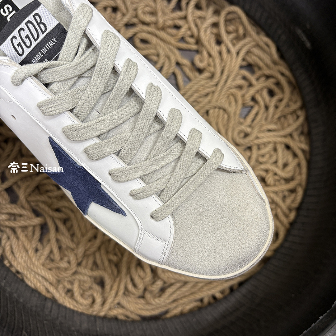 ▶ Super32 Super-Star Sneakers In Navy Suede - Image 16
