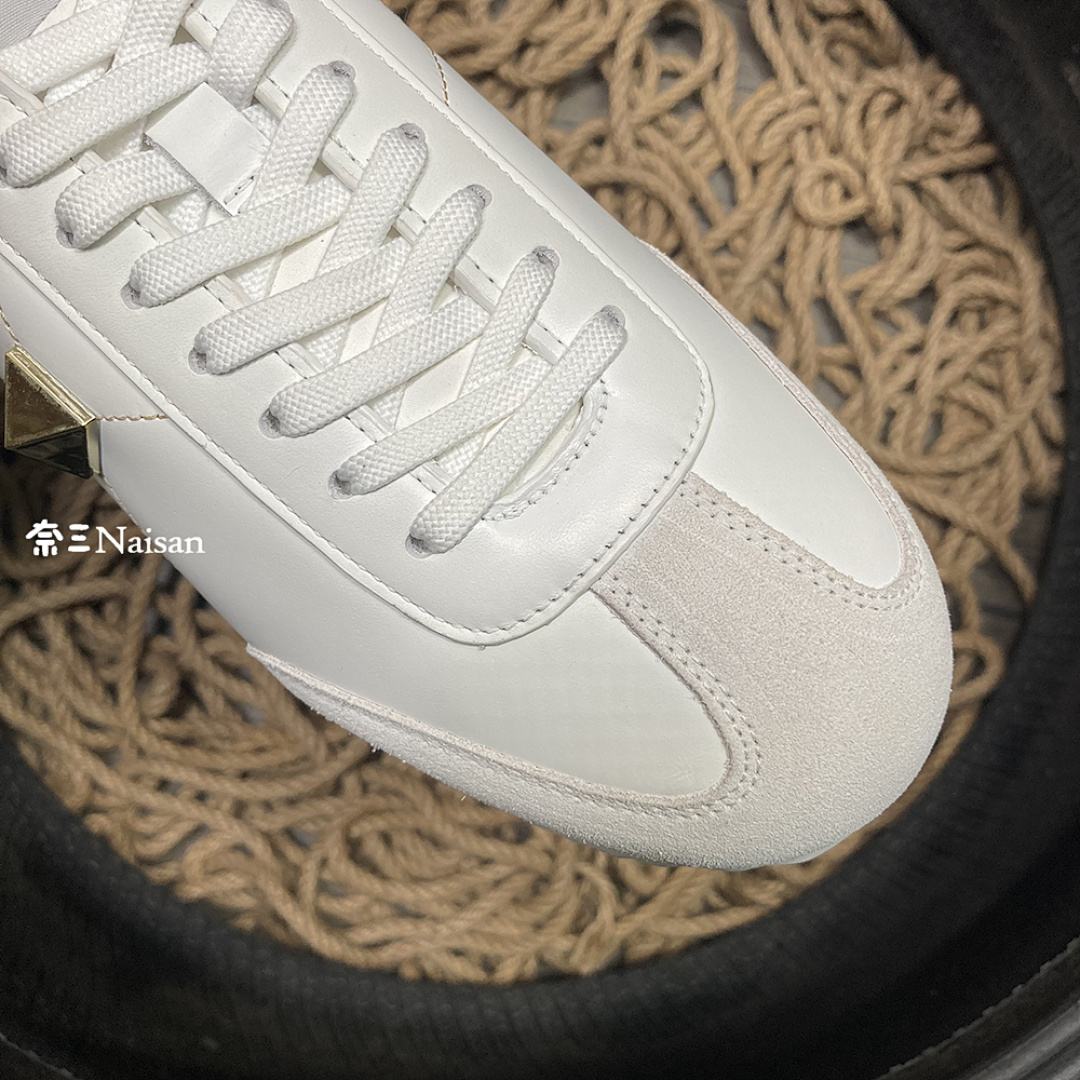 ▶ STUD AROUND LOW-TOP CALFSKIN AND NAPPA - Image 14