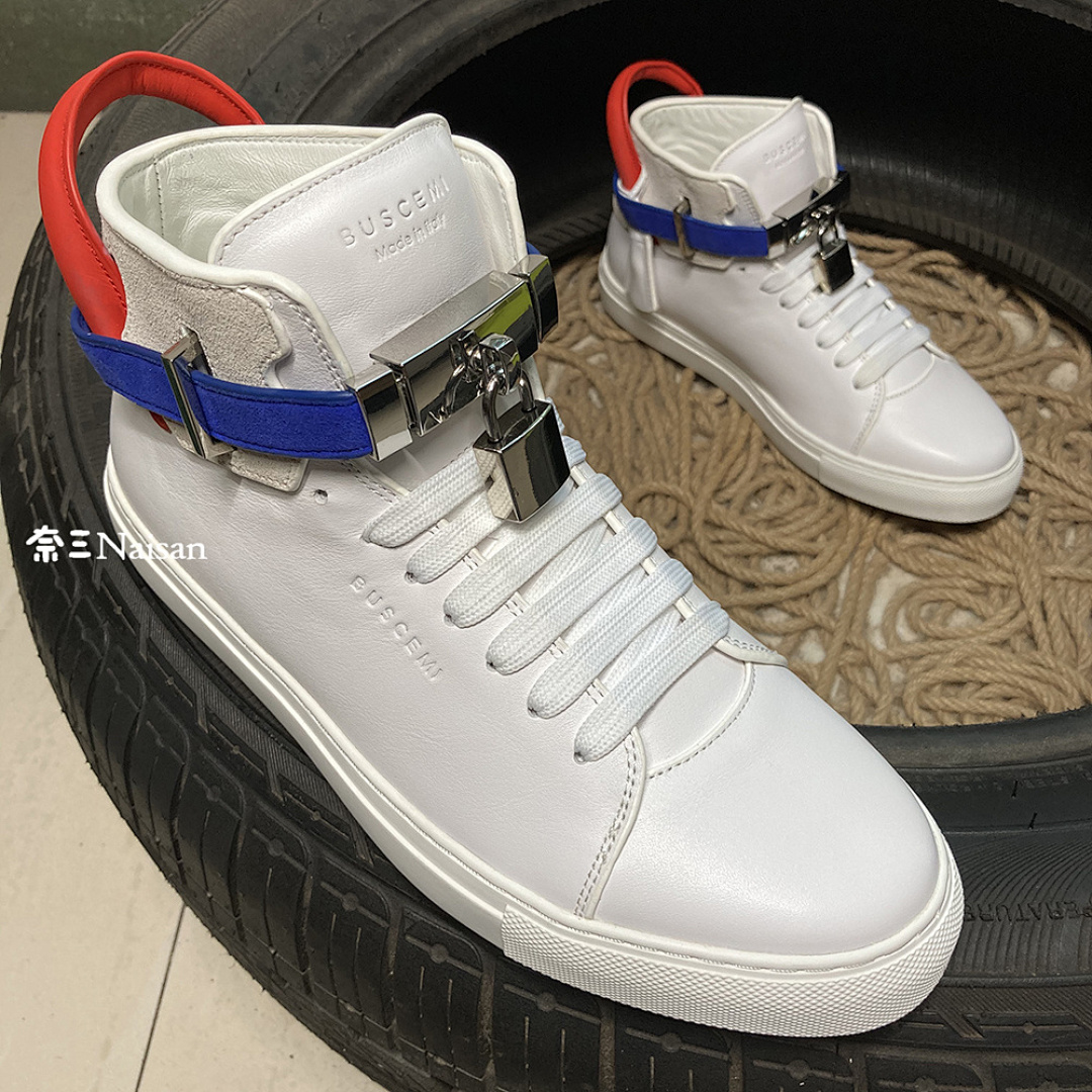 Busem! 100Mm High Top Leather Sneakers, photo 1