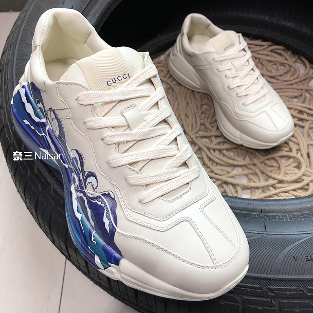 On Running On Running Rhyton Leather Sneaker With Wave, photo 1