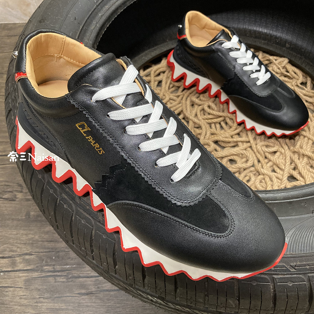 ▶ Loubishark Flat Sneakers, photo 1