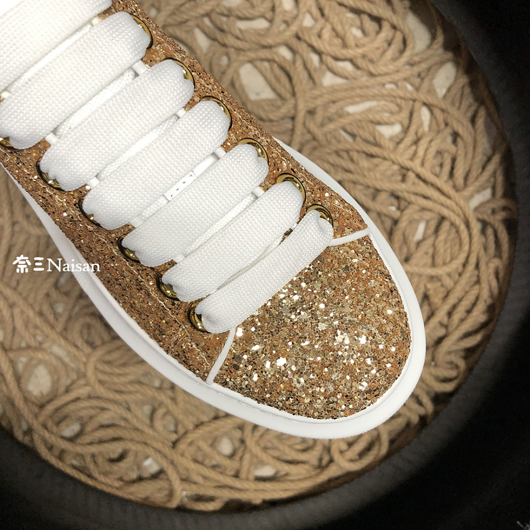 Christian Louboutin Alexander McQueen Sneaker Glitter Sparkle - Image 13