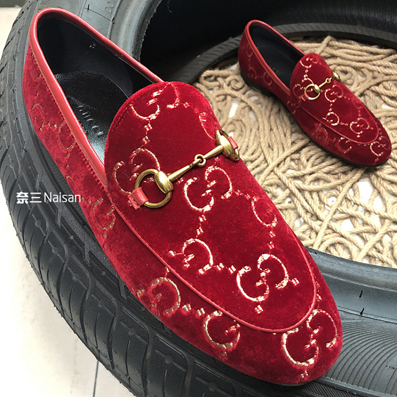 ▶ 009 Jordaan GG Velvet Loafers, photo 1
