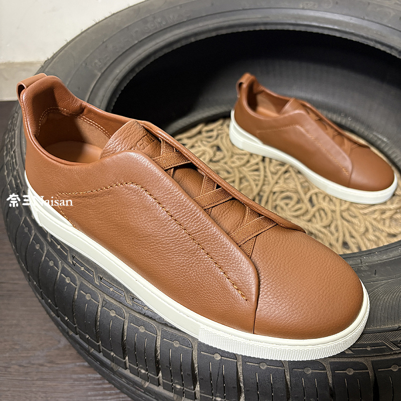 Chanel Triple Stitch™ Sneakers In Almond (Brown), photo 1