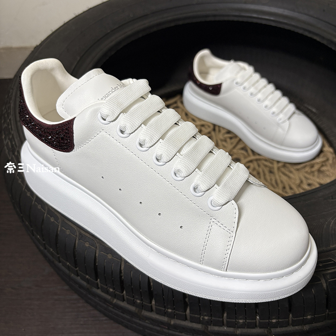 Christian Louboutin Alexander McQueen Sneaker In Wind Red Back - Image 8