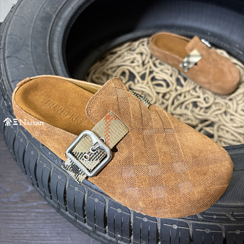 ▶ Check Suede Urchin Clogs, photo 1