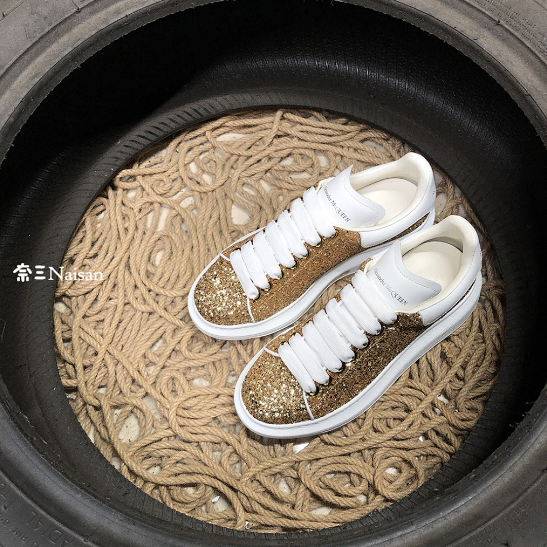 Christian Louboutin Alexander McQueen Sneaker Glitter Sparkle - Image 6