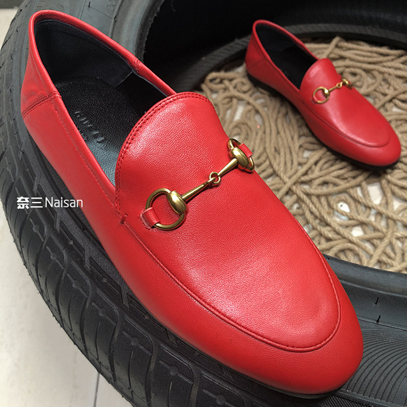 ▶ 018 Brixton Collapsible-Heel Leather Loafers, photo 1