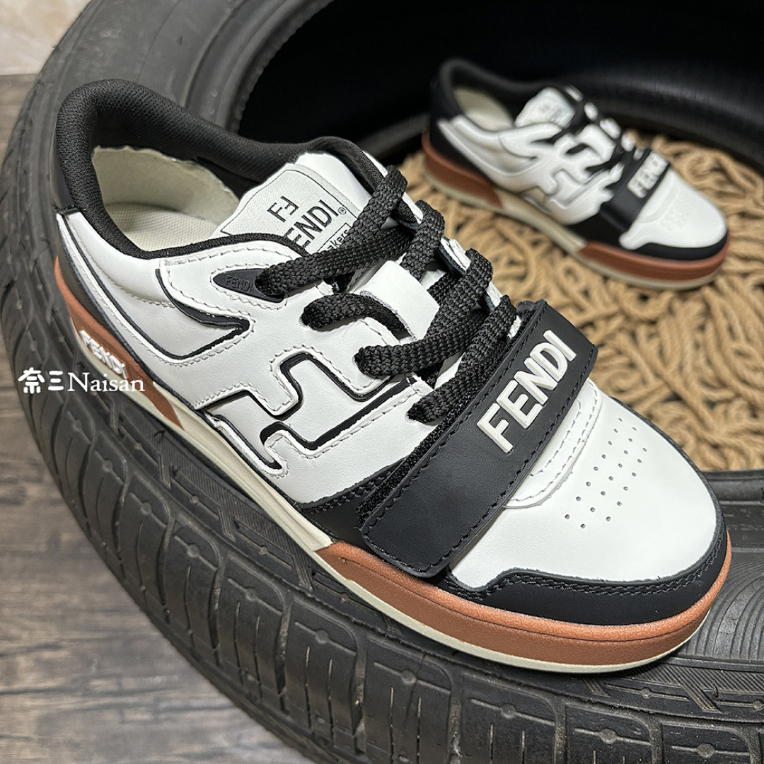 ▶ Step Beige Leather Low-Tops, photo 1