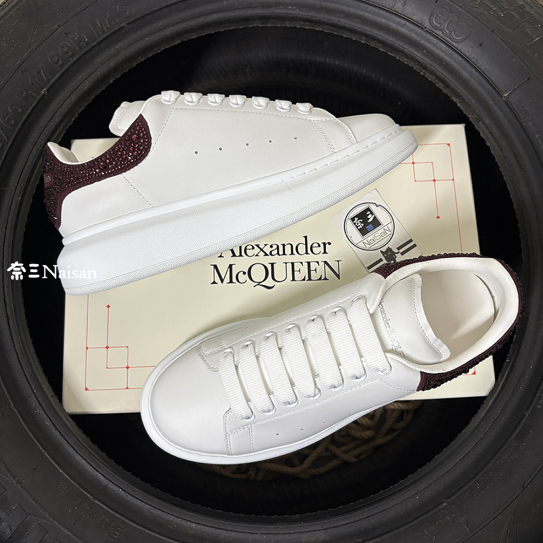 Christian Louboutin Alexander McQueen Sneaker In Wind Red Back - Image 2