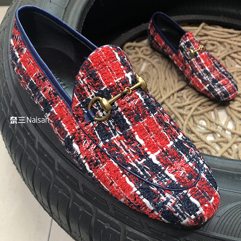 ▶ 013 Jordaan Check Tweed Loafers, photo 1