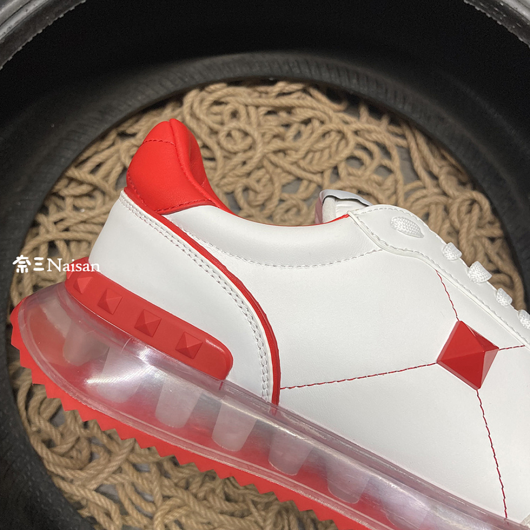 ▶ STUD AROUND LOW-TOP CALFSKIN AND NAPPA - Image 11