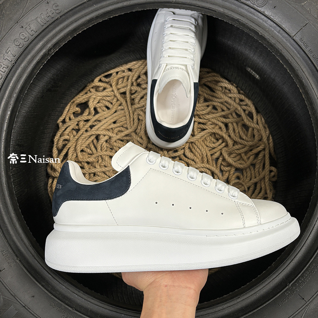 Christian Louboutin Alexander McQueen Sneaker Grey Blue Suede Back - Image 9