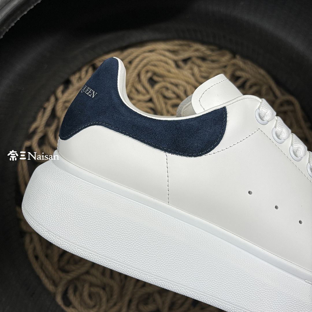 Christian Louboutin Alexander McQueen Sneaker Navy Blue Suede Back