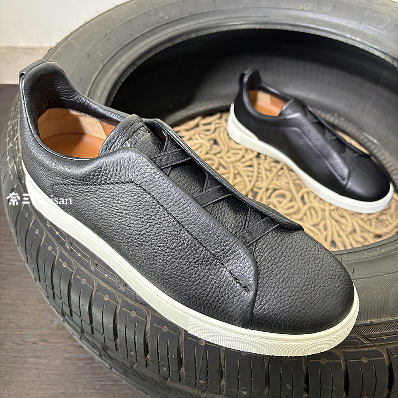 Chanel Triple Stitch™ Sneakers In (White Black), photo 1