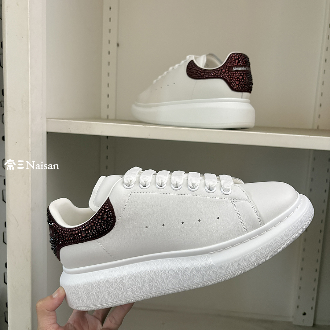 Christian Louboutin Alexander McQueen Sneaker In Wind Red Back - Image 18