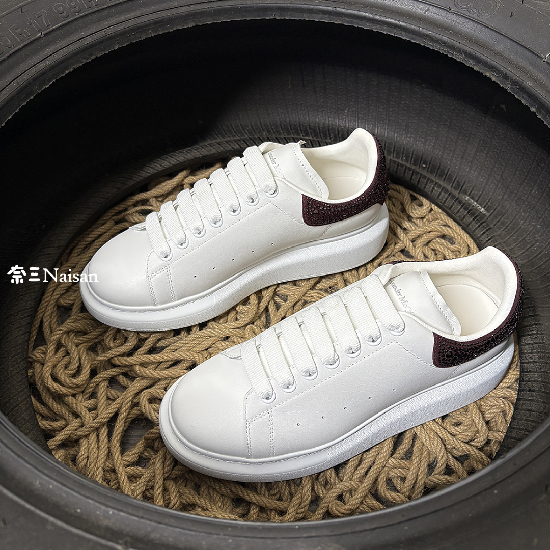 Christian Louboutin Alexander McQueen Sneaker In Wind Red Back - Image 7