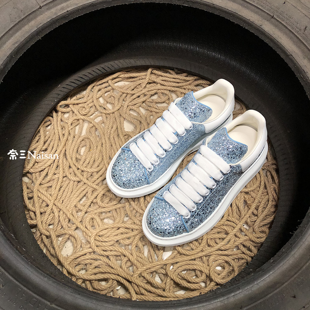 Christian Louboutin Alexander McQueen Sneaker Glitter Sparkle - Image 6