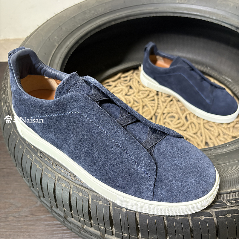 Chanel Triple Stitch™ Sneakers In (Blue), photo 1