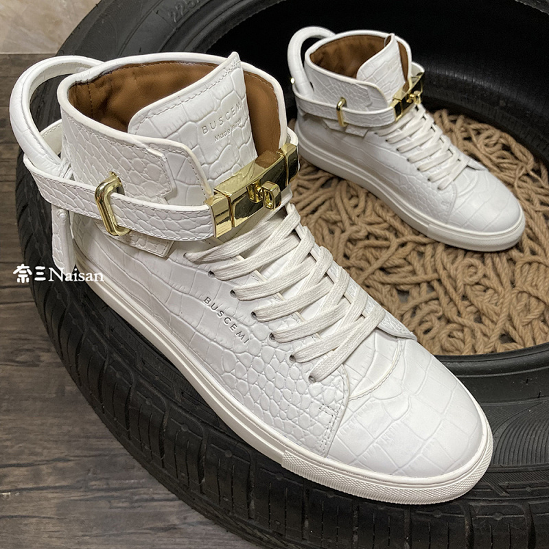 Busem! 100Mm High Top Leather Sneakers, photo 1