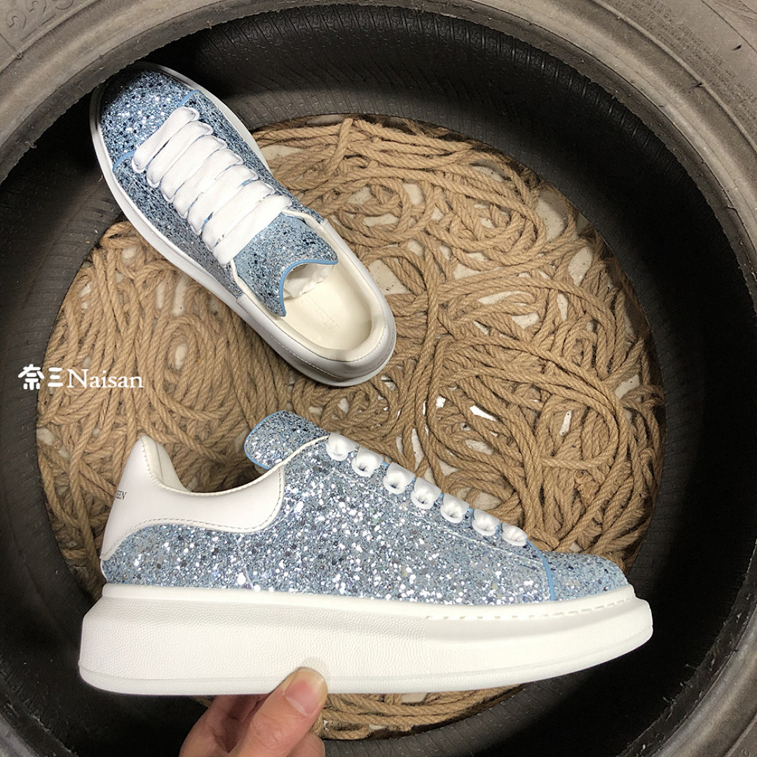 Christian Louboutin Alexander McQueen Sneaker Glitter Sparkle - Image 8