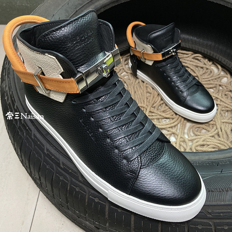 Busem! 100Mm High Top Leather Sneakers, photo 1