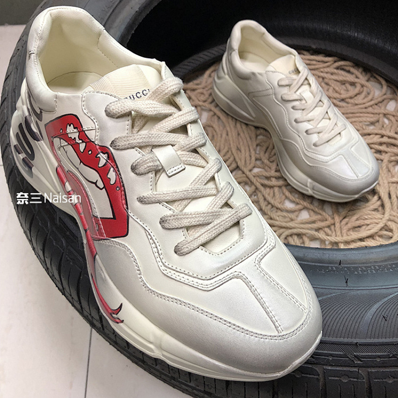 On Running Rhyton Sneaker With Mouth Print, photo 1