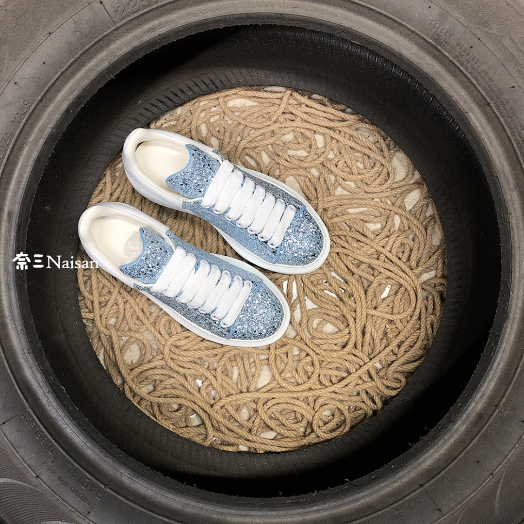 Christian Louboutin Alexander McQueen Sneaker Glitter Sparkle - Image 4