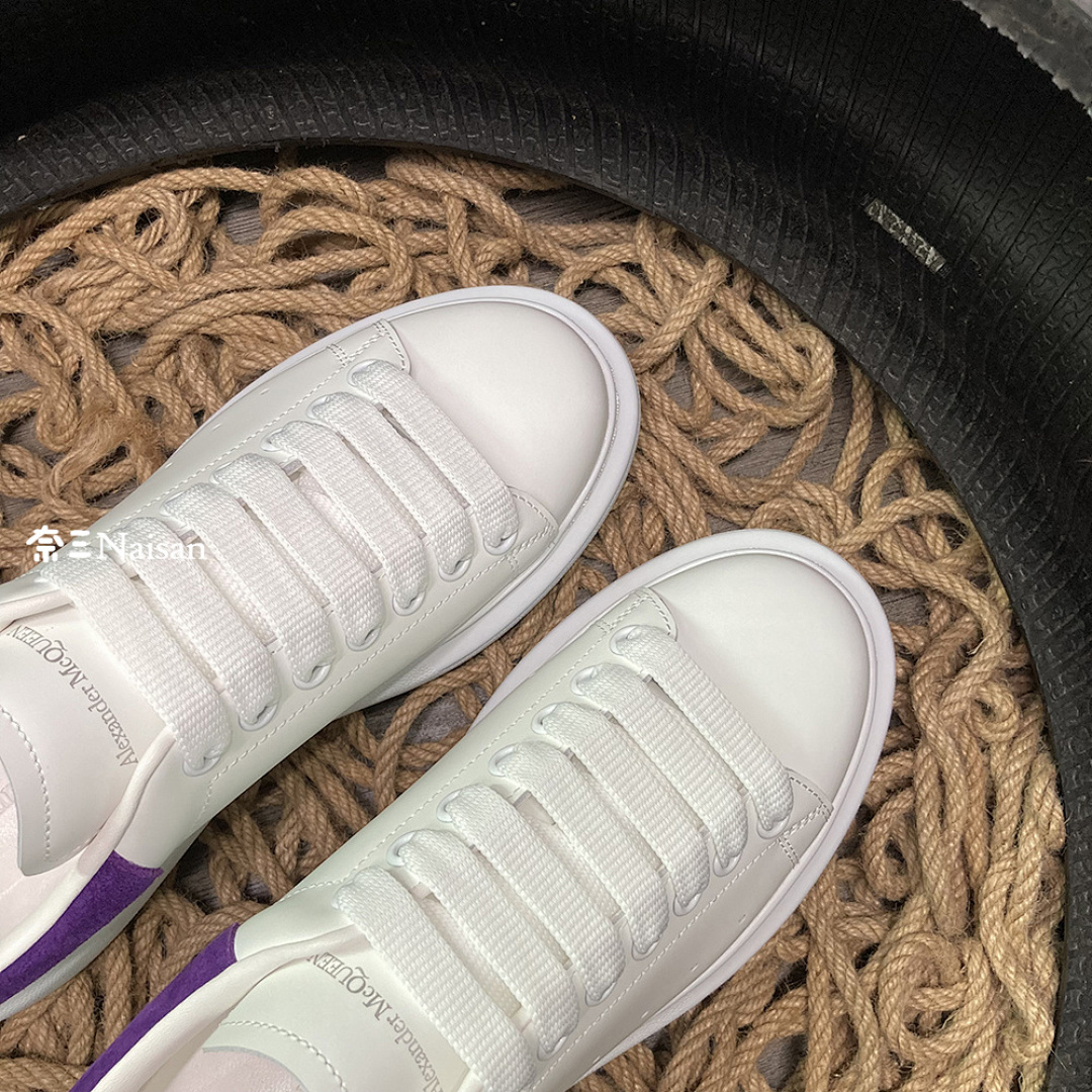 Christian Louboutin Alexander McQueen Sneaker Purple Suede Back - Image 6