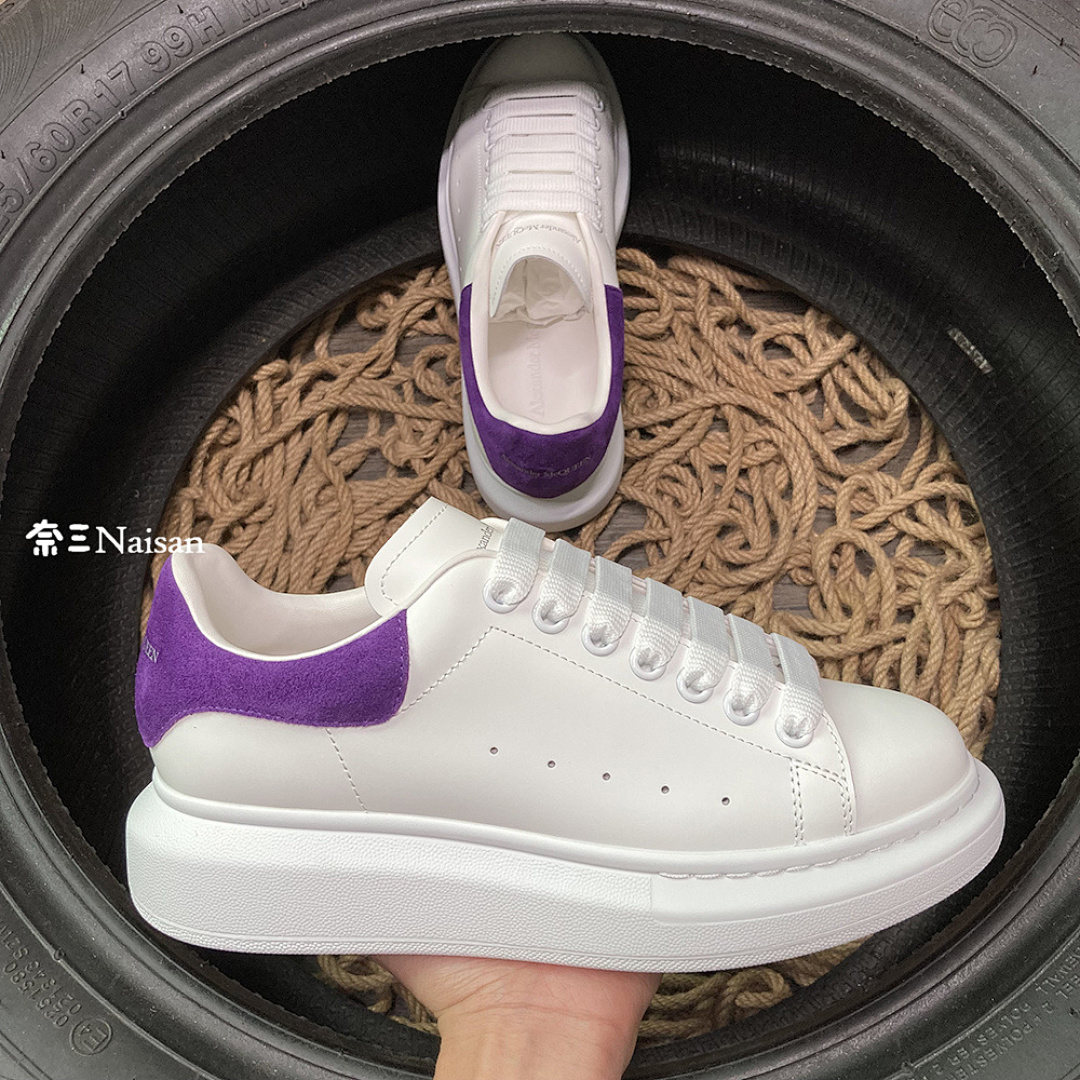 Christian Louboutin Alexander McQueen Sneaker Purple Suede Back - Image 9