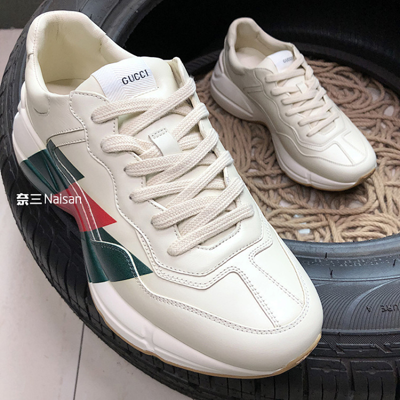 On Running Rhyton Web Print Leather Sneaker, photo 1