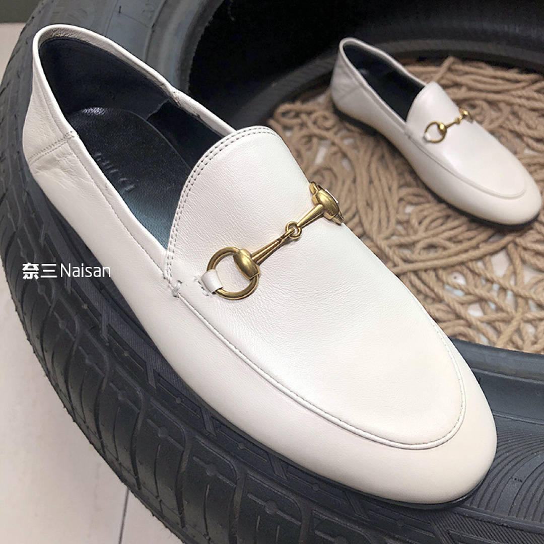 ▶ 016 Brixton Collapsible-Heel Leather Loafers, photo 1
